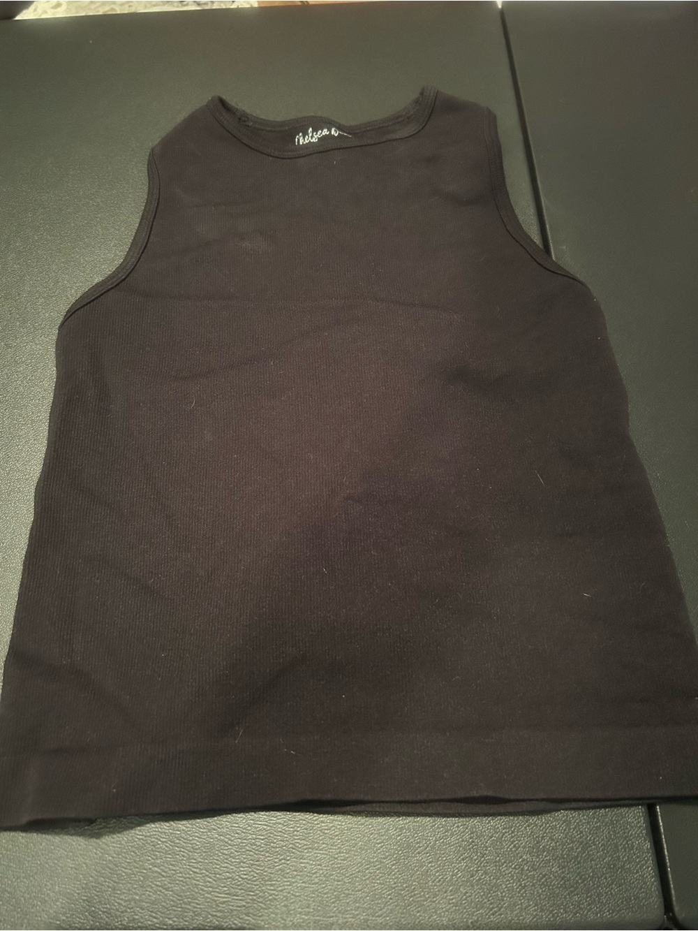Lily & Lottie Chelsea Deboer crop m/l Black tank top
